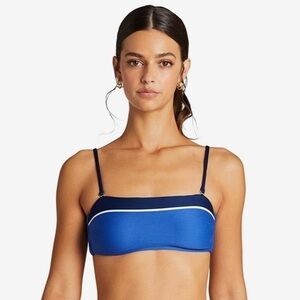 Vitamin A Mila Bandeau Top Blue
